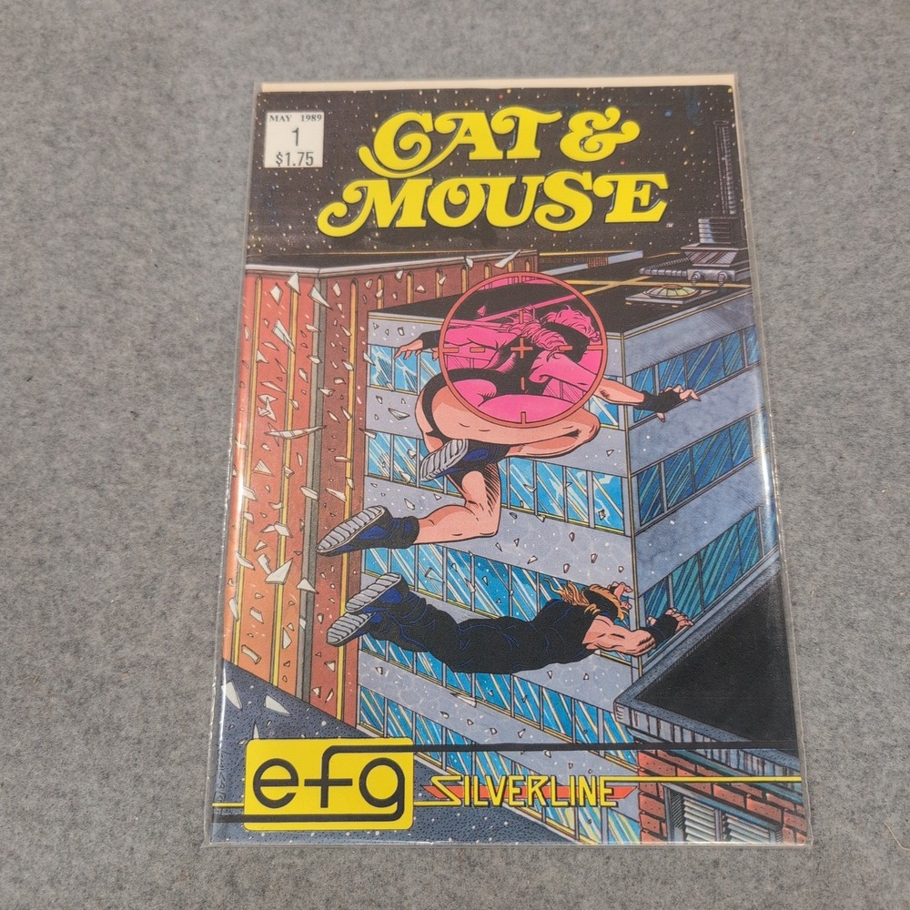 Cat and Mouse 1 Aircel Silverline Comics May 1989 Copper Age Issue 1 - Picture 1 of 1